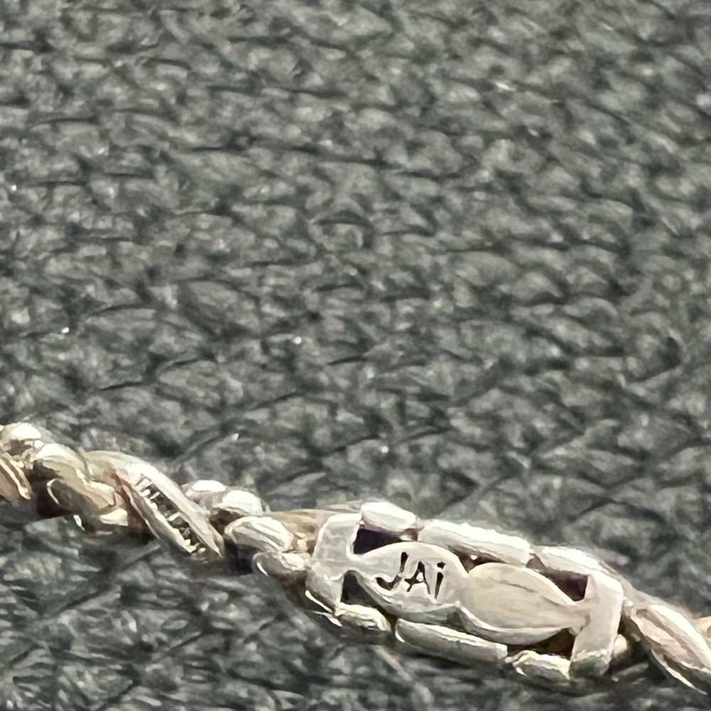 Stearling silver bracelet and ring - Picture 4 of 6
